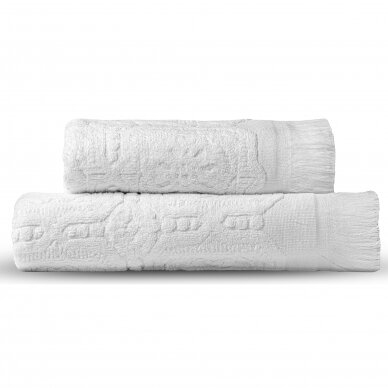 de VILLA towel set TOSCANE white 1