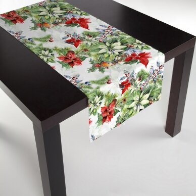 CHRISTMAS tablecloth or runner (puansetija) 2