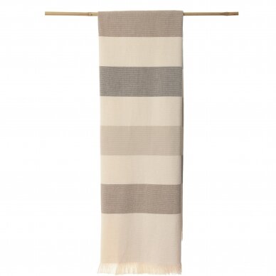 Cotton beach towels 100x180 cm PAREO TAUPE 1