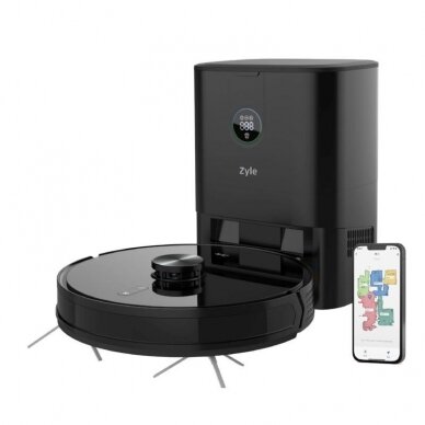 A washing robot vacuum cleaner with a dust dump station ZY510RVB