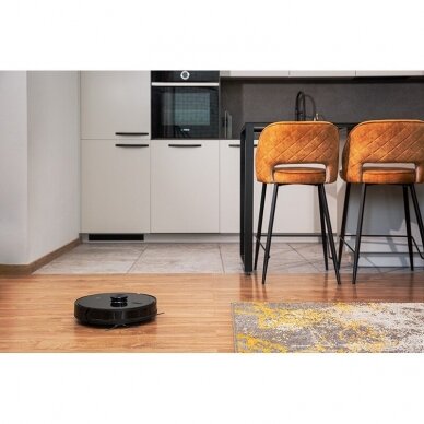 A washing robot vacuum cleaner with a dust dump station ZY510RVB 9