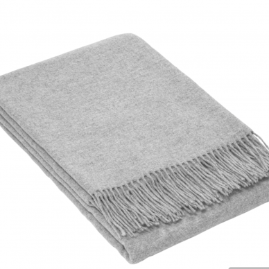 Merino wool blanket GREY 2