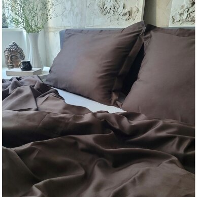 Satin bedding set COFFEE 1