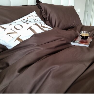 Satin bedding set COFFEE 2