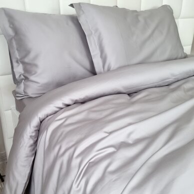 Satin bedding set SILVER