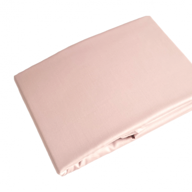 PREMIUM Satin fitted bed sheet DUSTY PINK 300TC