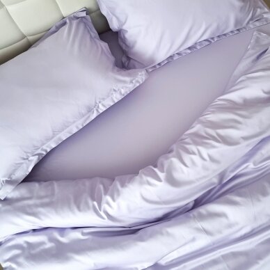 PREMIUM Satin fitted sheet  LAVENDER 300TC