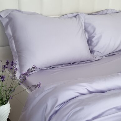 PREMIUM Satiinist voodipesukomplekt LAVENDER 300TC 1