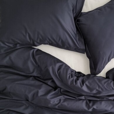 PREMIUM satin pillow cases DARK NAVY 300TC