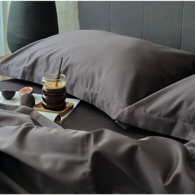 PREMIUM satin pillow cases GRAPHITE 300TC