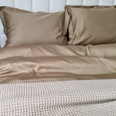 PREMIUM Satin pillow case CAPPUCCINO 300TC