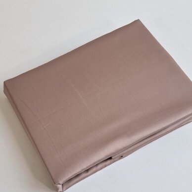 Satin flat sheet ASH ROSE