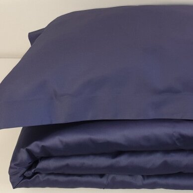 Satin pillow cases DARK BLUE 1