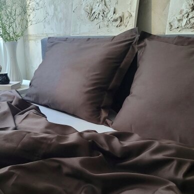 Satin pillow cases COFFEE