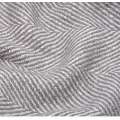 Wool blanket DIAMOND brownish grey 2