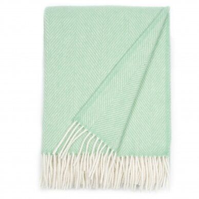 Wool blanket DIAMOND green 2