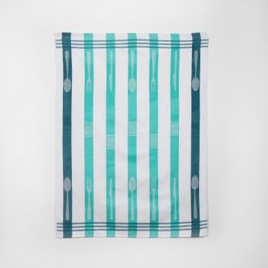 Jacquard kitchen towel STRIPES