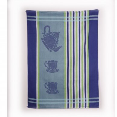 Jacquard kitchen towel BLUE